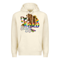 Sandshell Free Dad hugs Premium Hoodie - NancyCooperArtShop