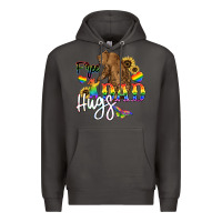 Smoke Free Dad hugs Premium Hoodie - NancyCooperArtShop