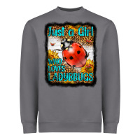 Storm Western Just A Girl Who Loves Ladybug Heavyweight Sweatshirt - LillyAllenDesigns