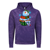 Cloud Purple snowman cupcake Vintage Hoodie - AdoDesignShop