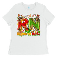 White registered nurse juneteenth Ladies Tee - Zillion Design Studio