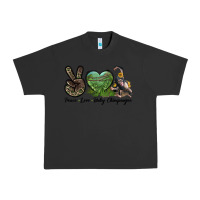 Pigment Black Leopard Peace Love Baby Chimpanzee Urban Heavy Tee - LillyAllenDesigns
