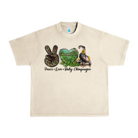 Sandshell Leopard Peace Love Baby Chimpanzee Urban Heavy Tee - LillyAllenDesigns