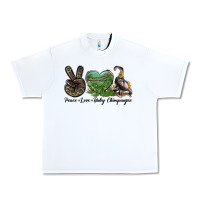 White Leopard Peace Love Baby Chimpanzee Urban Heavy Tee - LillyAllenDesigns