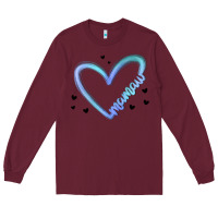 Burgundy mamaw Long Sleeve Tee - MaliasSmallBusiness