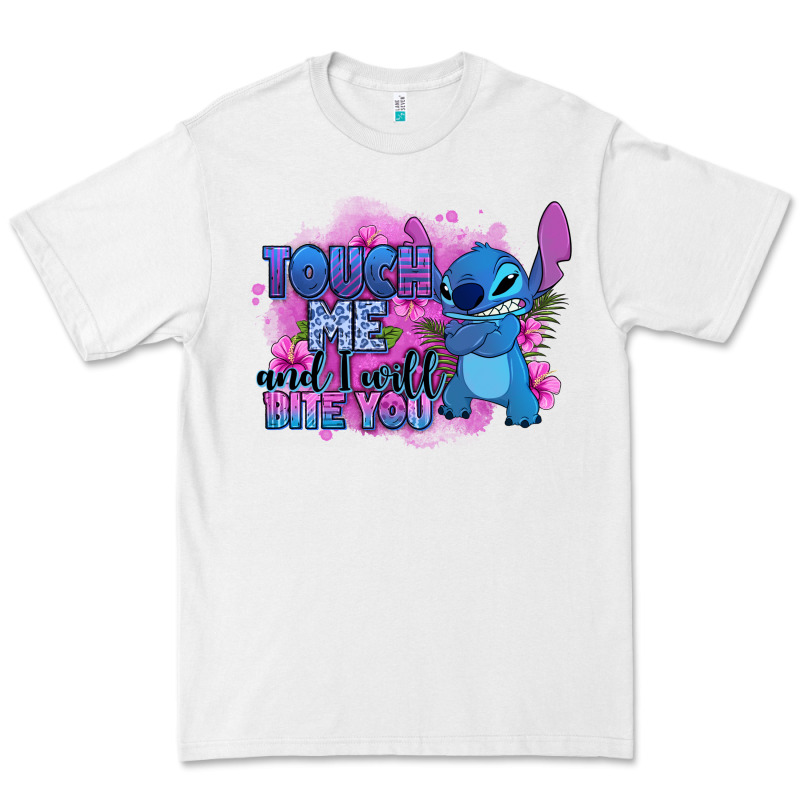 Touch Me And I Will Bite You Stitch Premium Tee by Zillion Design Studio | Teevron