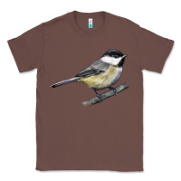 Chestnut Black Capped Chickadee Classic Tee - LillyAllenDesigns