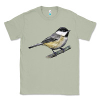 Matcha Black Capped Chickadee Classic Tee - LillyAllenDesigns