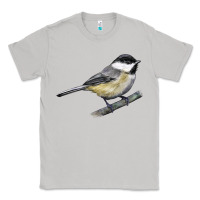 Moon Dust Black Capped Chickadee Classic Tee - LillyAllenDesigns