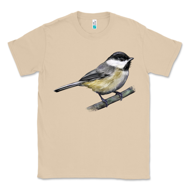 Black Capped Chickadee Classic Tee by LillyAllenDesigns | Teevron
