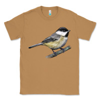 Toasted Coconut Black Capped Chickadee Classic Tee - LillyAllenDesigns
