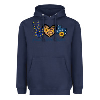 Navy Peace Love Texas Heavyweight Hoodie - Bettercallsaul