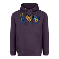 Plum Peace Love Texas Heavyweight Hoodie - Bettercallsaul