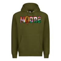 Army Green mexican flag our lady of guadalupe madre Premium Hoodie - JahusDesignShop