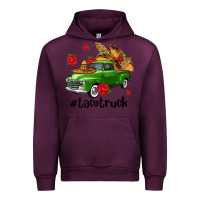 Mauve Wine tacotruck olivia Urban Hoodie - OliviaCreatesArt