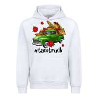 White tacotruck olivia Urban Hoodie - OliviaCreatesArt
