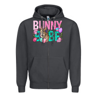 Bunny Babe Easter Zipper Hoodie | Teevron