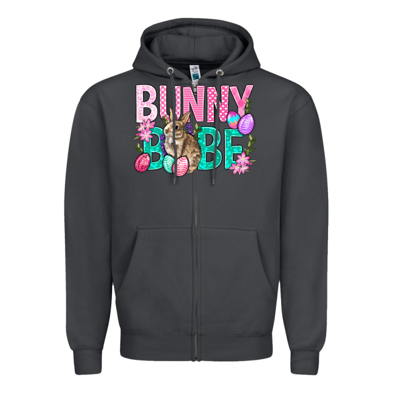 Bunny Babe Easter Zipper Hoodie by BundleAndBundleShop | Teevron