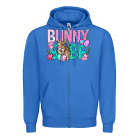 True Royal Bunny Babe Easter Zipper Hoodie - BundleAndBundleShop