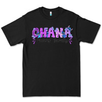 Black ohana means family with stitch Premium Tee - texasbilliewilder