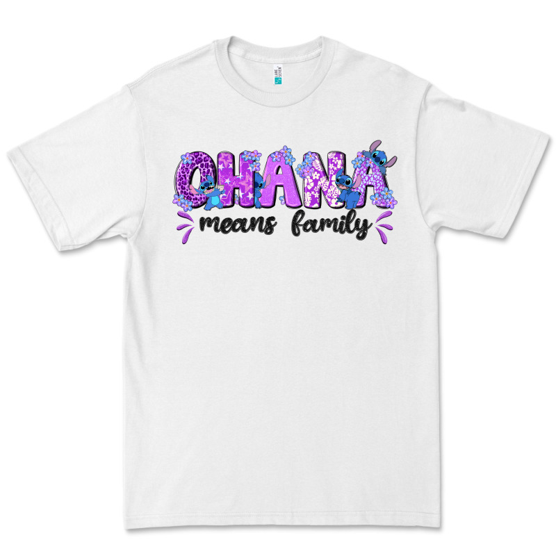 Ohana Means Family With Stitch Premium Tee by texasbilliewilder | Teevron