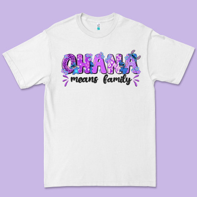 Ohana Means Family With Stitch Premium Tee Designed By Texasbilliewilder