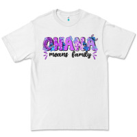 White ohana means family with stitch Premium Tee - texasbilliewilder