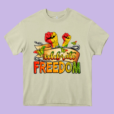 Celebrate Freedom Heavy Core Tee Designed By Zillion Design Studio