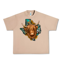 Burro Texas map long haired shaggy cow Urban Heavy Tee - Jasminsmagicworld
