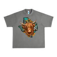 Tornado Texas map long haired shaggy cow Urban Heavy Tee - Jasminsmagicworld