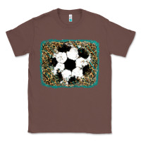 Chestnut glitter football leopard Classic Tee - RanaPortraitStore