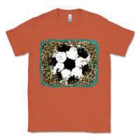 Copper glitter football leopard Classic Tee - RanaPortraitStore