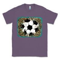 Lavender glitter football leopard Classic Tee - RanaPortraitStore