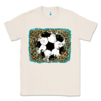 Natural glitter football leopard Classic Tee - RanaPortraitStore