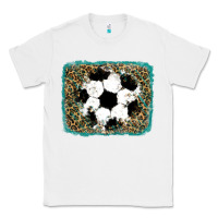 White glitter football leopard Classic Tee - RanaPortraitStore