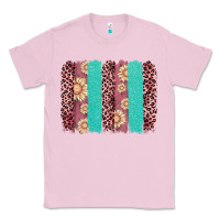 Bubblegum Pink valentine's day floral leopard brushstroke Classic Tee - AdoDesignShop