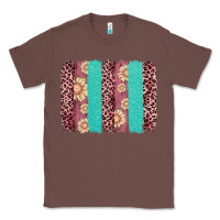 Chestnut valentine's day floral leopard brushstroke Classic Tee - AdoDesignShop