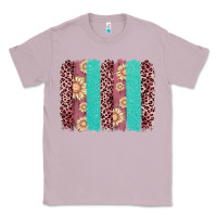 Lilac valentine's day floral leopard brushstroke Classic Tee - AdoDesignShop