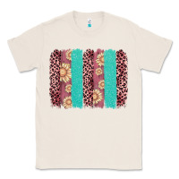 Natural valentine's day floral leopard brushstroke Classic Tee - AdoDesignShop