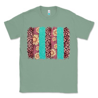 Sage valentine's day floral leopard brushstroke Classic Tee - AdoDesignShop