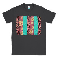 Smoke valentine's day floral leopard brushstroke Classic Tee - AdoDesignShop