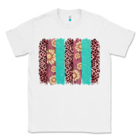 White valentine's day floral leopard brushstroke Classic Tee - AdoDesignShop