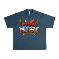 Midnight Navy baseball mini Urban Heavy Tee - AdoDesignShop