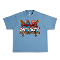 Pebble Blue baseball mini Urban Heavy Tee - AdoDesignShop