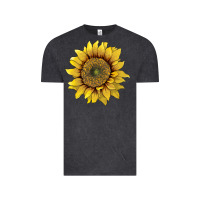 Vintage Black sunflower Vintage Tee - Artiststas