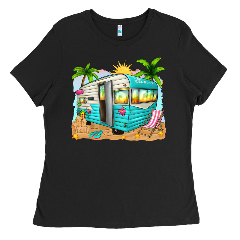 Summer Caravan Ladies Tee by texasbilliewilder | Teevron
