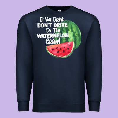 Watermelon Crawl Premium Sweatshirt Designed By Bettercallsaul