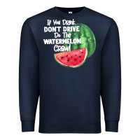Navy Watermelon Crawl Premium Sweatshirt - Bettercallsaul