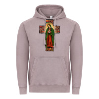 Our Lady Of Guadalupe Cross Vintage Hoodie | Teevron