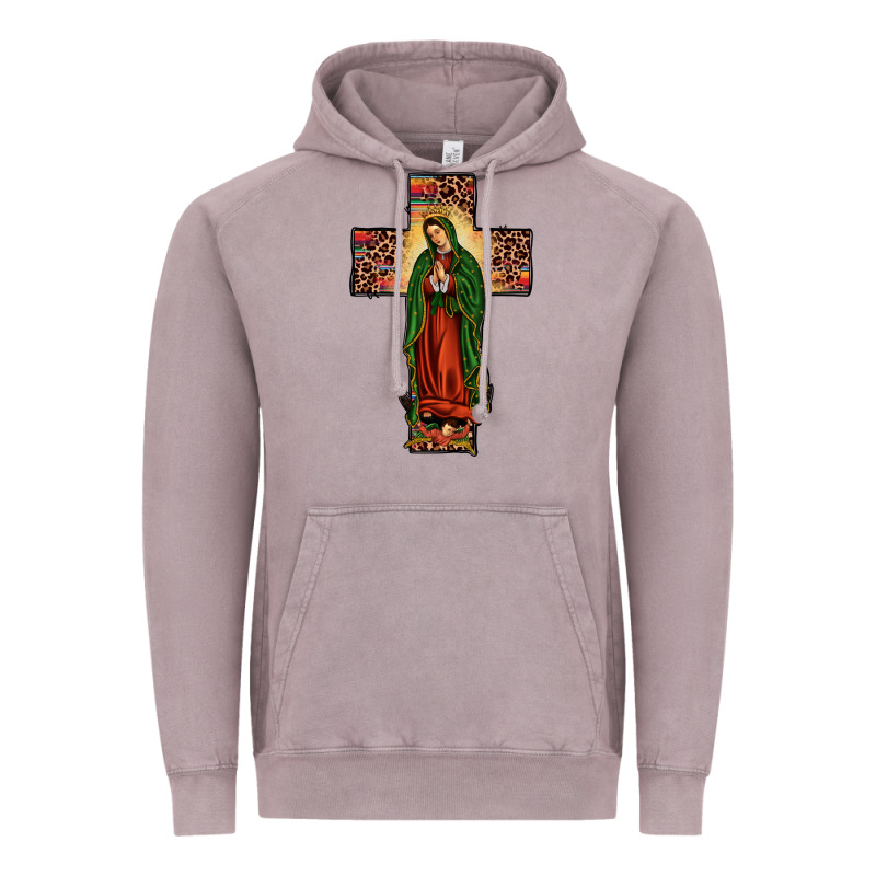 Our Lady Of Guadalupe Cross Vintage Hoodie by JahusDesignShop | Teevron